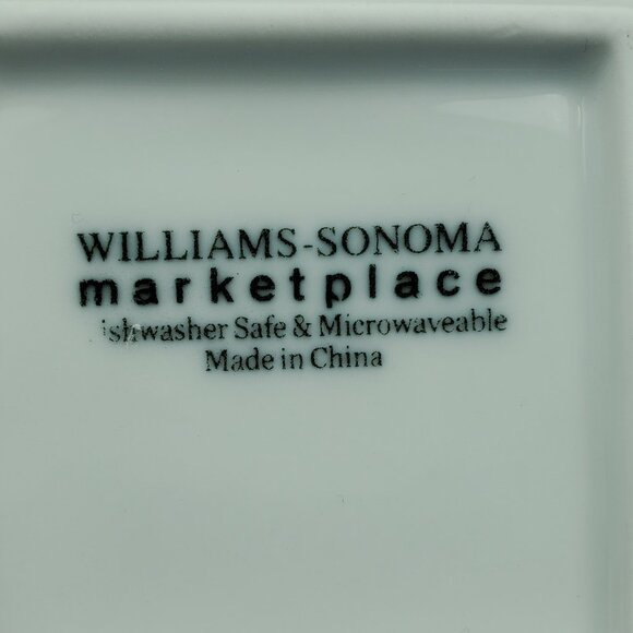 Williams Sonoma Marketplace White Divided Appetizer Tray Relish Serving Dish - Picture 6 of 6